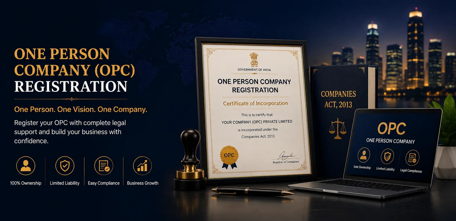 One-Person Company (OPC) Registration