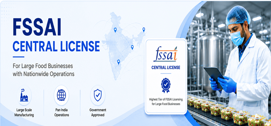 FSSAI Central License - BDS Legal Services