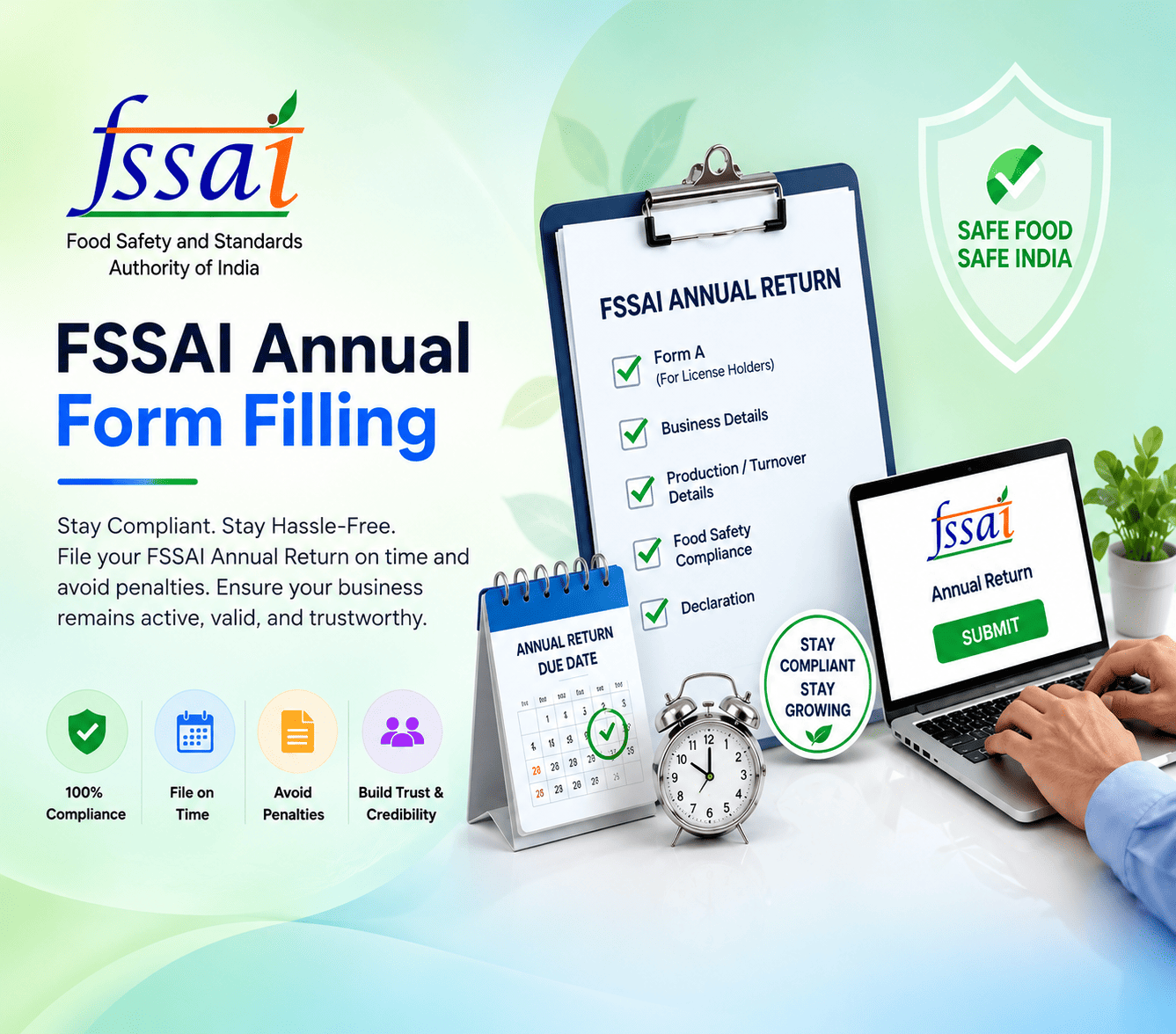FSSAI Annual Return Filing - BDS Legal Services