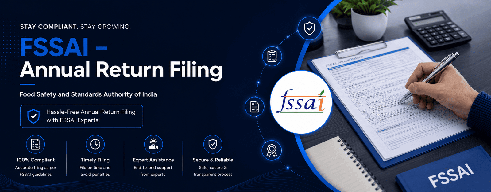 FSSAI Annual Return Filing - Food Safety and Standards Authority of India