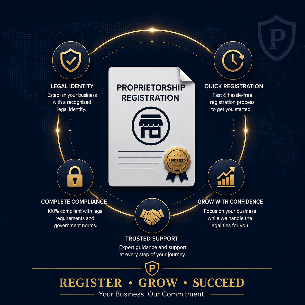 Proprietorship Firm - Register, Comply, Grow