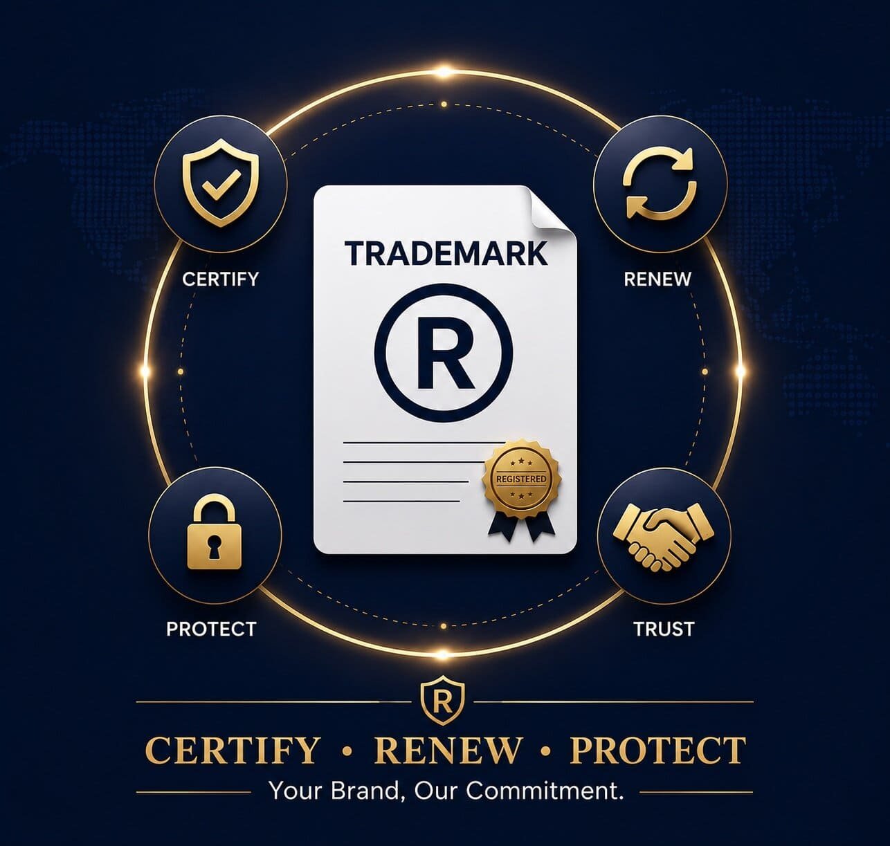 Trademark - Certify, Renew, Protect