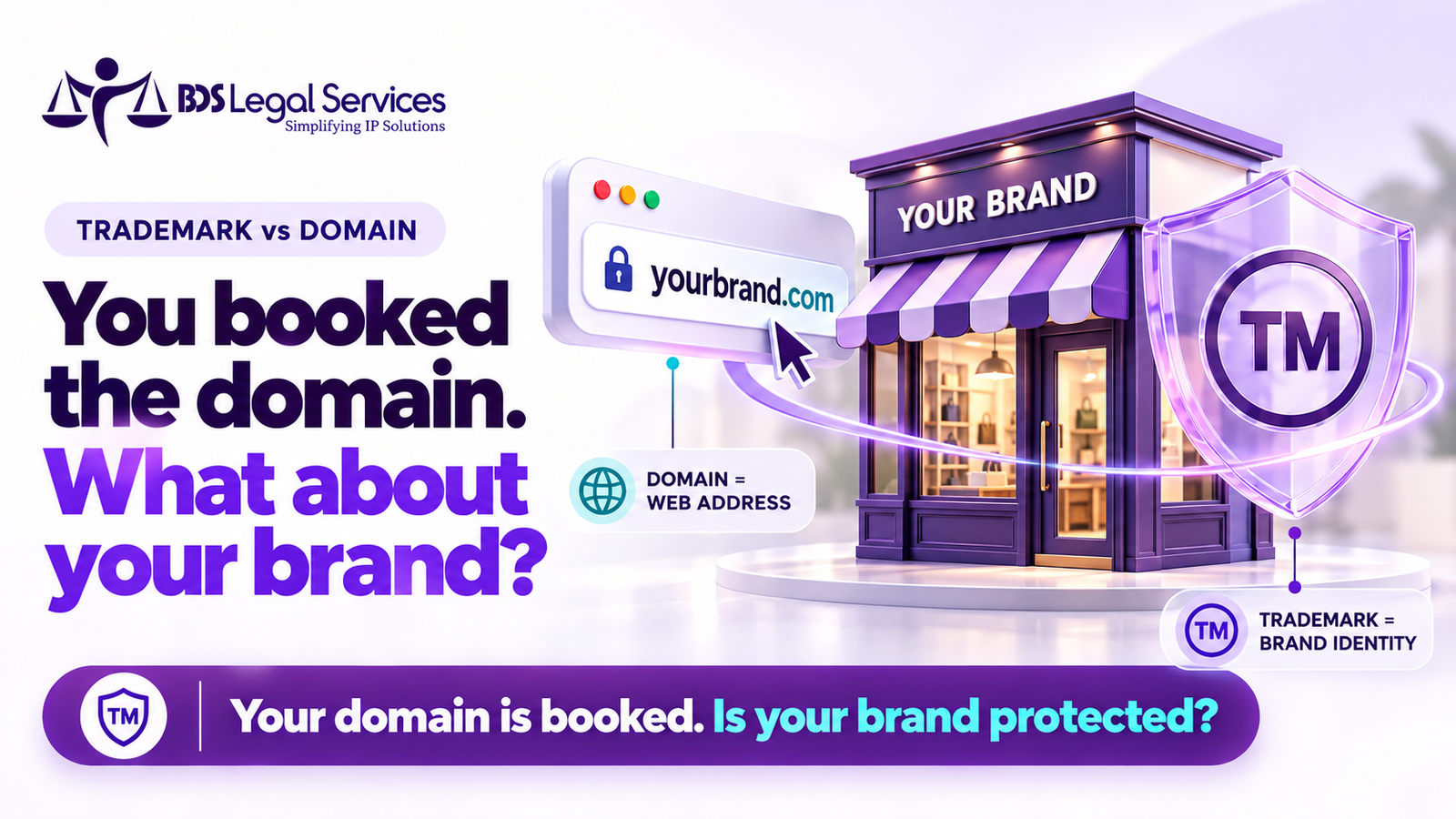 Trademark Registration vs Domain Registration: What’s the Difference?
