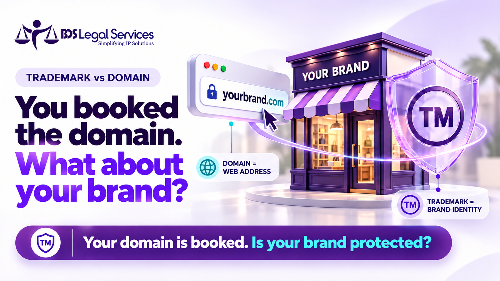 Trademark Registration vs Domain Registration: What’s the Difference?