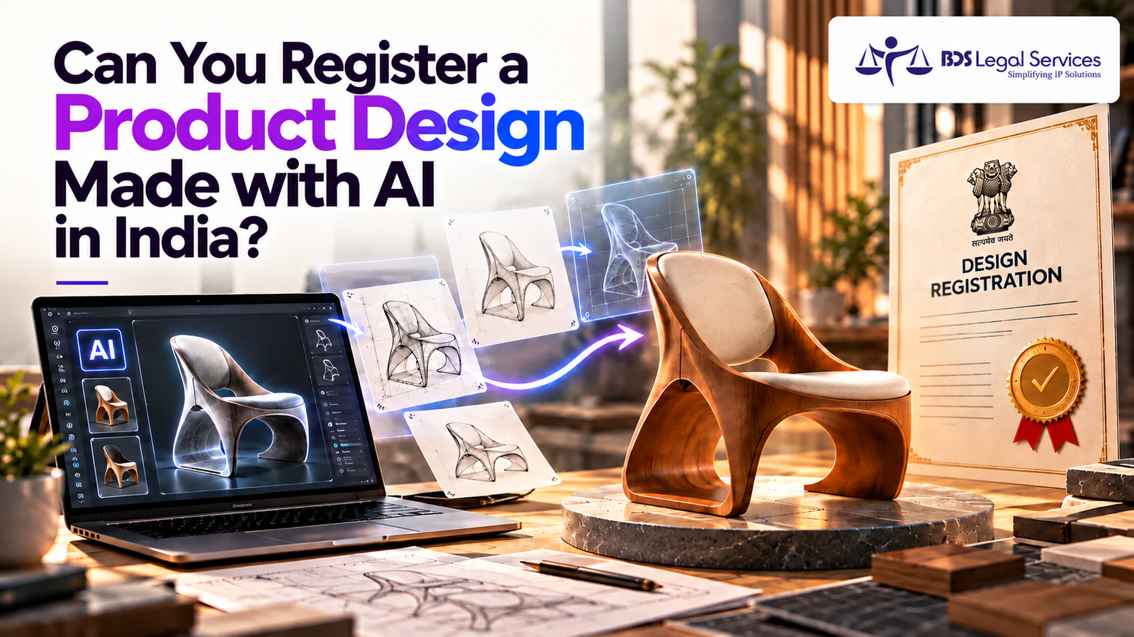 Can You Register a Product Design Made with AI in India?