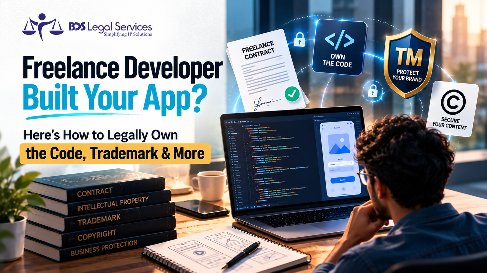 Freelance Developer Built Your App? Here's How to Legally Own the Code, Trademark & More